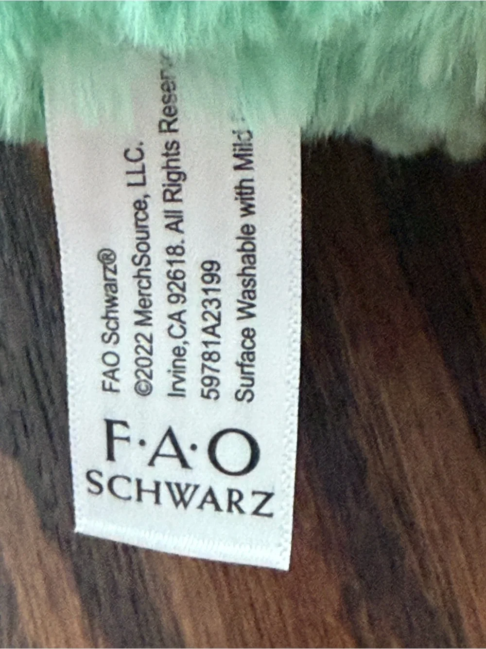 FAO Schwarz Plush Christmas Tree Green Kawaii Stuffed Holiday Décor 2022